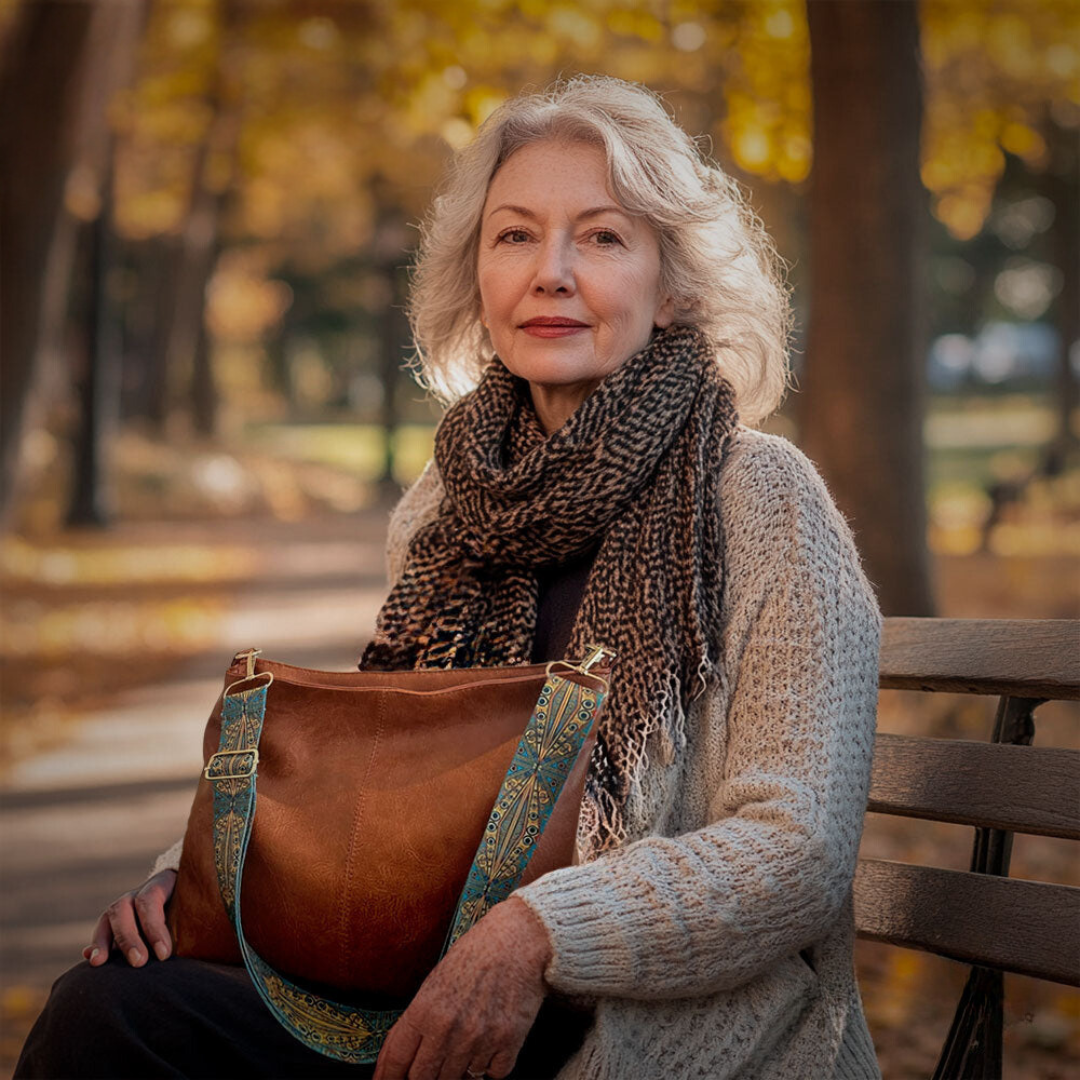 Freya - Vintage axelväska tidlös