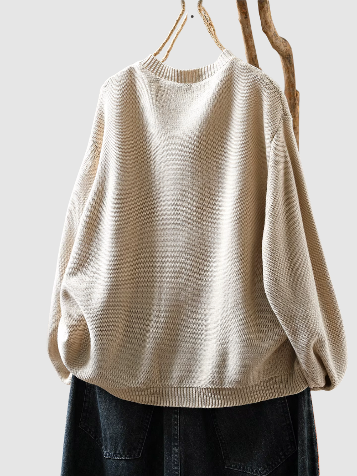 Seliora | Texturerad Stickad Cardigan