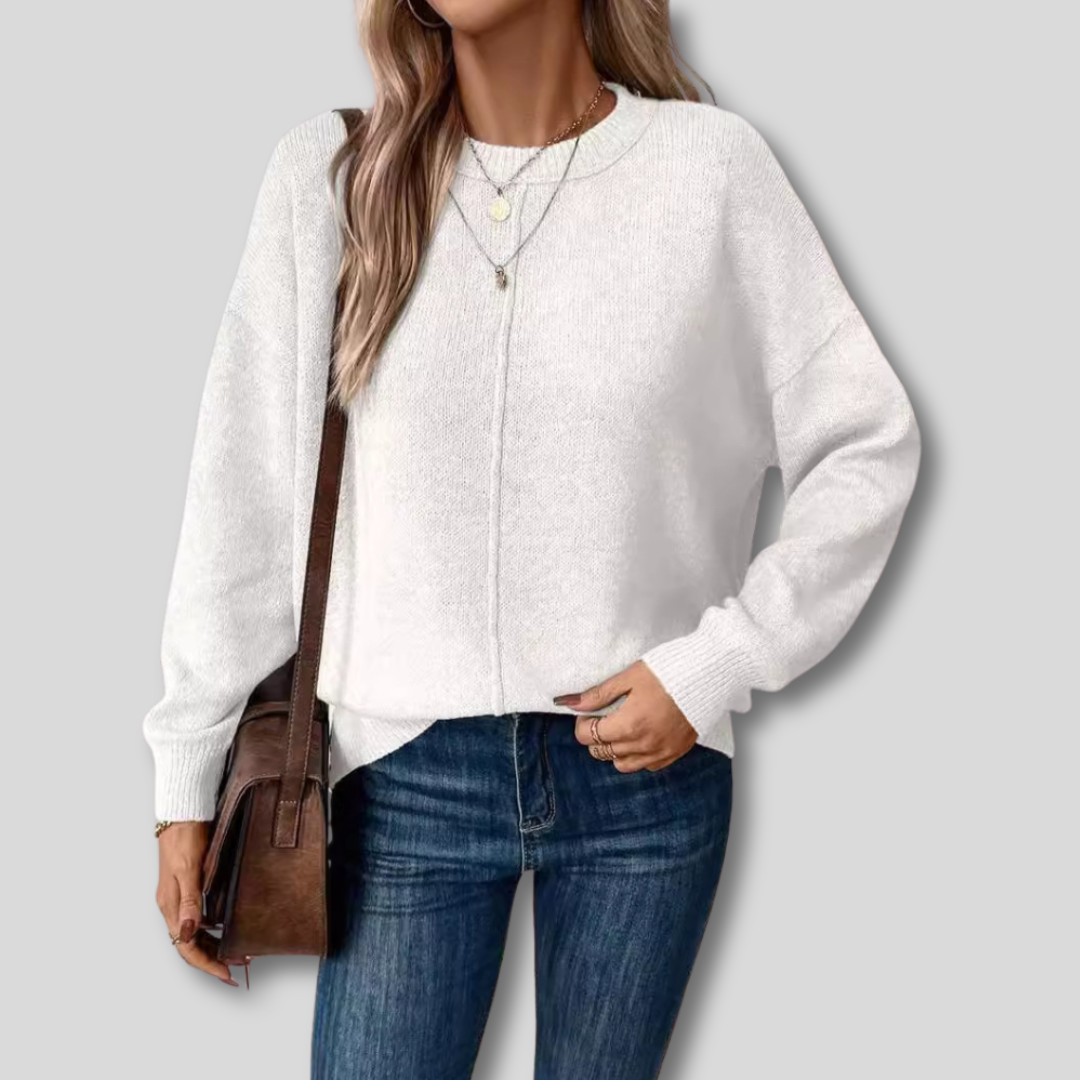 Elin™ - Mjuk Tröja med Tidlös Stil
