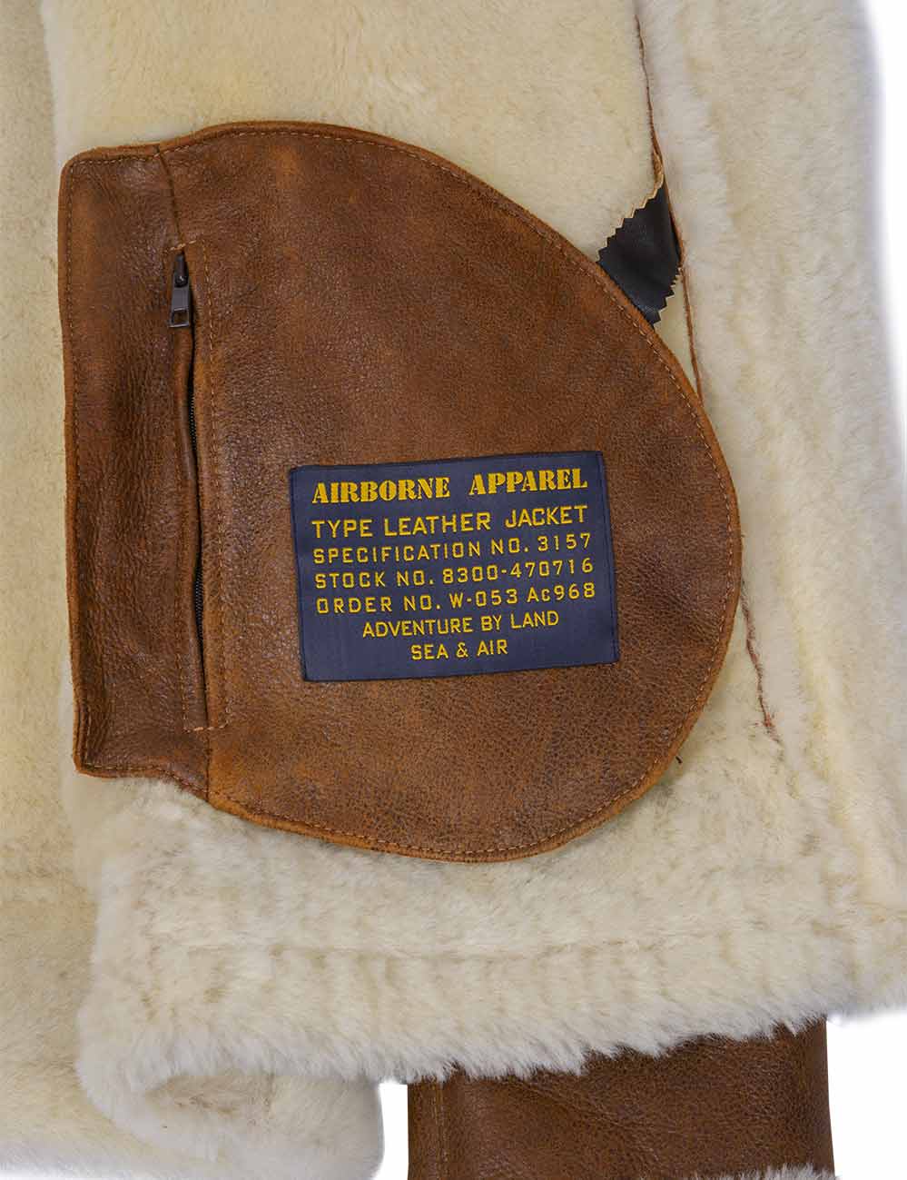 Aron - Bomberjacka med Huva i Fuskpäls