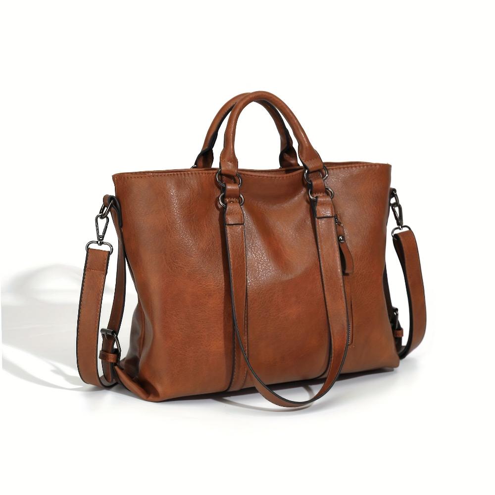 Bianca - Vintage Shopper Bag med Raffinerad Elegans